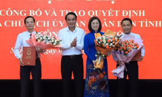 Bổ nhiệm chủ tịch huyện làm Giám đốc Sở Công Thương 