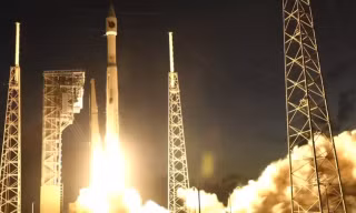 Tên lửa GEO-6 được phóng đi từ Trạm Lực lượng Không gian Cape Canaveral ngày 4/8. Ảnh: United Launch Alliance.
