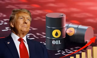 Sau khi Tổng thống Mỹ Donald Trump ra lệnh không kích 3 cơ sở hạt nhân của Iran, giá dầu thế giới có xu hướng tăng ngắn hạn. Ảnh: Trade Brains.