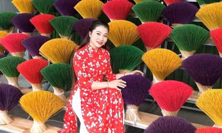Làng hương Quảng Phú Cầu rực rỡ sắc màu thu hút giới trẻ đến chụp ảnh, quảng bá du lịch