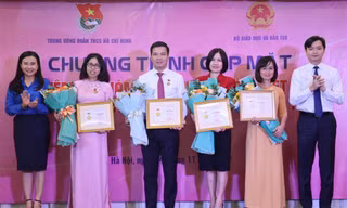 T.Ư Đoàn chúc mừng Bộ GD&ĐT nhân kỷ niệm 40 năm ngày Nhà giáo Việt Nam