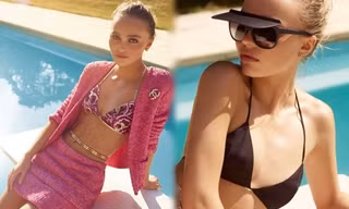 Con gái 'cướp biển' Johnny Depp khoe eo siêu nhỏ với bikini