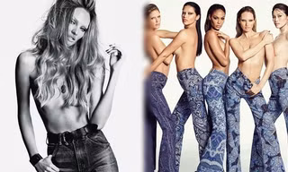 Candice Swanepoel đọ sắc dàn mỹ nhân bán nude che ngực trần