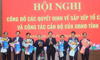 Quảng Ngãi, Ninh Thuận điều động, bổ nhiệm nhiều lãnh đạo Sở