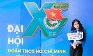 Nguyễn Thiên Ngân, học sinh lớp 12A4 Trường THPT Chu Văn An (Thái Nguyên) là niềm tự hào của tuổi trẻ Thái Nguyên