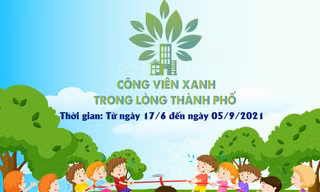 Phát động cuộc thi vẽ tranh 'Công viên xanh trường em'