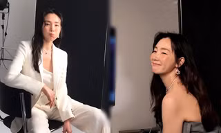 Người hâm mộ thích thú khoảnh khắc nhí nhảnh của 'người đẹp khóc' U50 Choi Ji Woo