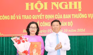 Bà Nguyễn Trúc Hạnh giữ chức Trưởng Ban Tuyên giáo Tỉnh ủy Bến Tre