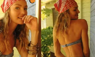 Candice Swanepoel 'đốn tim' quý ông với loạt ảnh bikini rực lửa