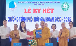 Lễ ký kết hợp tác. (ảnh: Duy Chiến)
