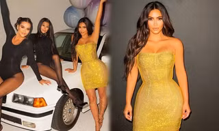 Kim Kardashian siêu gợi cảm trong tiệc sinh nhật tuổi 40