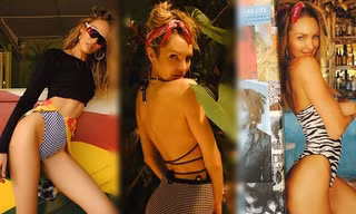 Candice Swanepoel thả dáng ngọc ngà gợi cảm ngây ngất