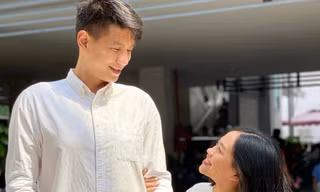 Chuyện tình 'lệch đũa' chàng 1m98 nàng 1m53 yêu nhau từ cái nhìn đầu tiên