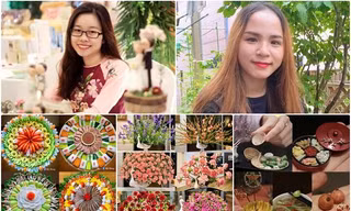 Nguyễn Thị Hà An đã làm ra những món ăn truyền thống, đồ vật “siêu nhỏ siêu thật” bằng đất sét