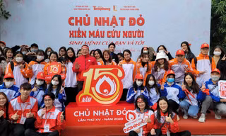 Chủ nhật Đỏ lần thứ XV: 16 điểm hiến máu tiếp nhận gần 10.000 đơn vị