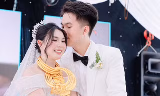 Đám cưới con trai chủ tiệm vàng ở Long An gây sốt vì chi tiết thú vị
