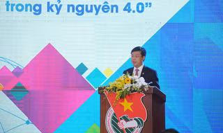 Theo anh Lê Quốc Phong, Bí thư thứ nhất TƯ Đoàn, với Diễn đàn này, TƯ Đoàn hình thành một kênh kết nối trực tiếp với trí thức trẻ Việt Nam trong và ngoài nước. Ảnh: Xuân Tùng 
