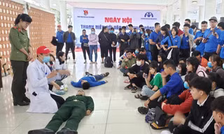 Ngày hội Thanh niên với văn hóa giao thông năm 2020 thu hút sự tham gia hưởng ứng của 1500 ĐVTN 