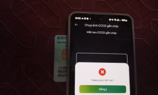 Cảnh báo việc lừa đảo xác thực sinh trắc học chuyển tiền