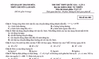 Bí quyết làm bài thi Vật lý THPT quốc gia 2019 đạt kết quả cao