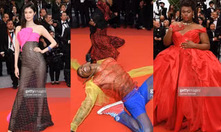 Siêu mẫu nội y mặc như không, dàn nam vũ công 'quằn quại' trên thảm đỏ Cannes