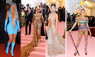 Loạt mỹ nhân chuộng mốt không nội y, xuyên thấu gây 'náo loạn' Met Gala 2019