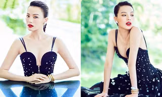 Thư Kỳ diện váy hai dây ‘không nội y’, khoe vòng một căng tràn tuổi U50