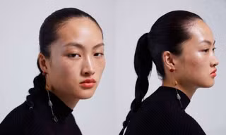 Người mẫu Li Jingwen trong bộ ảnh quảng cáo son môi của Zara.