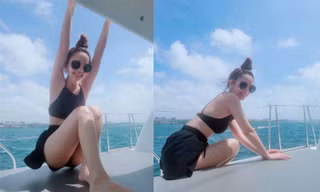 Dương Thừa Lâm khoe dáng nuột với bikini sau khi nhận nhẫn kim cương ‘khủng’