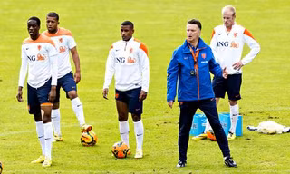 Van Gaal đang tập trung cùng đội tuyển Hà Lan