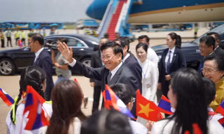 TPHCM chào đón Tổng Bí thư, Chủ tịch nước Lào Thongloun Sisoulith 