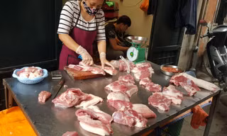 Thịt lợn hơi tăng nhẹ bất chấp các giải pháp kìm giá lợn xuống 70.000 đồng/kg của Bộ Nông nghiệp.