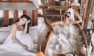 Bảo Thy tung ảnh bán nude gợi cảm trên giường