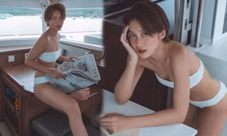 Khả Ngân tung ảnh bikini sexy, fan khen ngọt ngào như mật ong