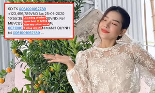 Phan Mạnh Quỳnh lì xì tiền ‘khủng’ cho người yêu