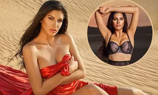 Mẫu nữ Playboy suýt bị bắt vì chụp ảnh nội y giữa sa mạc ở Dubai
