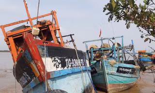 Hiện trường vụ việc. (Ảnh: TTXVN/phát)