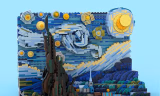 Kiệt tác hội hoạ của Van Gogh được sản xuất thành bộ lắp ghép Lego hơn 1000 chi tiết