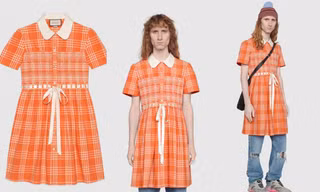 Gucci lại gây choáng với chiếc váy dành riêng cho nam giới có giá tới 60 triệu đồng
