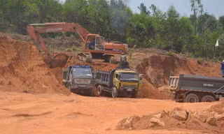 Thái Nguyên đưa hàng chục ha đất san lấp vào khu vực không đấu giá quyền khai thác khoáng sản