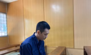 Quách Hoài Thương tại phiên tòa.