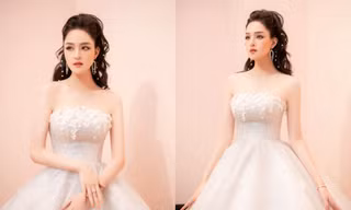 Á hậu Hoàng Anh hoá cô dâu gợi cảm