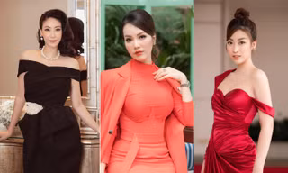 Gu thời trang quyến rũ, quyền lực của bộ ba giám khảo xinh đẹp HHVN 2020
