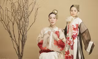 Linh Nga hóa 'nàng thơ' xinh đẹp khi chụp ảnh áo dài cùng mẫu nhí 