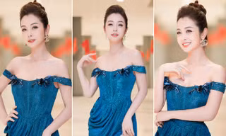Jennifer Phạm diện váy dạ hội trễ nải, khoe chân dài nóng bỏng giữa tiết trời giá rét
