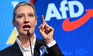 Lãnh đạo AfD Alice Weidel. (Ảnh: AP)