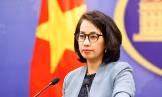 Người phát ngôn Bộ Ngoại giao Phạm Thu Hằng. Ảnh: Mofa