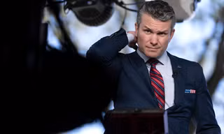 Bộ trưởng Quốc phòng Pete Hegseth. (Ảnh: AP)