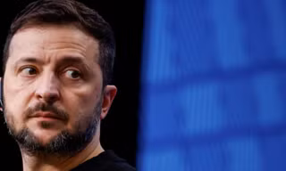 Tổng thống Ukraine Volodymir Zelensky. (Ảnh: Reuters)