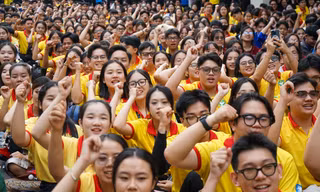 Những khoảnh khắc ấn tượng của sinh viên tình nguyện tại Lễ ra quân chiến dịch Xuân Tình nguyện 2025 